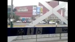 Balacera en Independencia: usuario registró tensos momentos