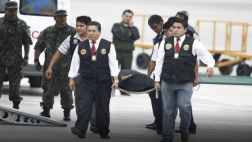 Cadáveres de terroristas y armas incautadas llegaron a Lima