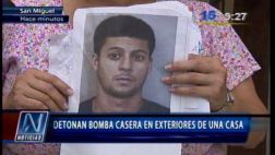 San Miguel: estallan artefacto explosivo en jardín de vivienda