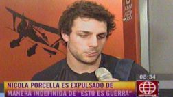 Nicola Porcella: "Cometí un error y merezco un castigo"