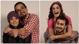 Karina Jordán y Franco Cabrera en "Una comedia romántica"