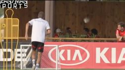 Müller y el pelotazo que le dio a un compañero en el almuerzo
