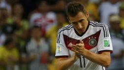 Klose igualó a Ronaldo como máximo goleador de los mundiales