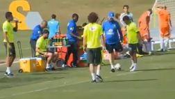Mira cómo Luis Felipe Scolari 'lesionó' a Dani Alves