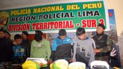 Policía detuvo a 18 personas por diversos delitos en Lima Sur