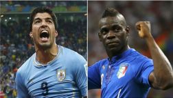 Suárez vs. Balotelli: duelo de "bad boys" en Brasil 2014