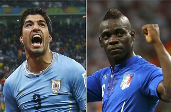 Suárez vs. Balotelli: duelo de "bad boys" en Brasil 2014