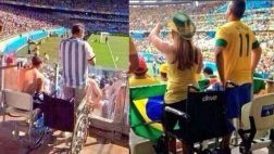 Hinchas fingen discapacidad para ver los partidos del Mundial
