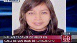 Mujer fue hallada muerta en SJL y sospechan que fue asesinada