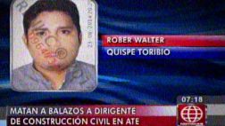 Huaycán: obrero murió a balazos en pelea por cupos de obras