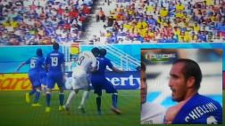 Suárez volvió a morder: esta vez en el hombro a Chiellini