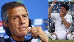 El 'Maestro' Tabárez defendió con furia a Luis Suárez