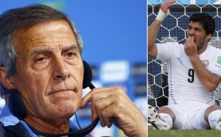 El 'Maestro' Tabárez defendió con furia a Luis Suárez