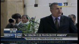 Video: los gestos que sorprendieron de Urresti al asumir cargo