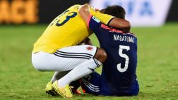 Ejemplo de 'Fair play': el fraterno abrazo de Guarín a Nagatomo