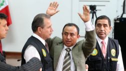 Seguidores de Gregorio Santos protestan tras decisión del PJ