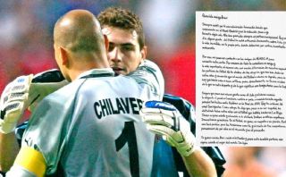 Carta de Chilavert a Casillas: "Deberían hacerte un monumento"