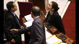Congresistas Chacón y Guevara se insultaron en el Hemiciclo