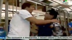 El imperdible diálogo entre Lugano y Maradona sobre Suárez