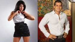 Vania Bludau no teme careo con Christian Domínguez