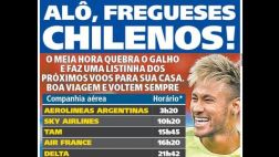 Brasil vs. Chile: diario brasileño mandó de regreso a chilenos