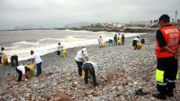 Diariamente intervienen 8 camiones por arrojar desmonte al mar
