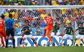 Holanda vs. México: el golazo de Sneijder que empató el partido