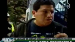 Denuncian a sujeto por besarle las nalgas a menor en combi