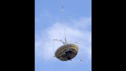 NASA prueba un "platillo volador" para llevar humanos a Marte