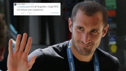 Chiellini a Suárez: "Espero que la FIFA reduzca tu sanción"