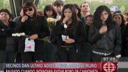 Deudos de vigilante asesinado en Breña siguen pidiendo justicia