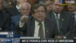 ANR no cede: "Universidades vivirán de rodillas al Ejecutivo"