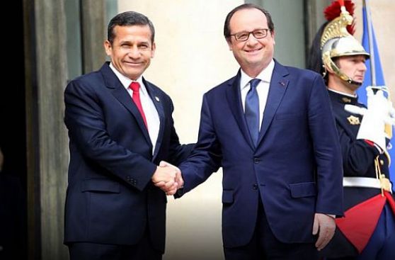 Humala y Hollande acuerdan ampliar cooperación en tres sectores