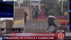 Continúa la tensión en Jicamarca por conflicto limítrofe