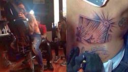 Mauricio Pinilla se tatúa su remate al palo contra Brasil