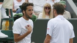 Wawrinka ganó en Wimbledon pero terminó discutiendo con López