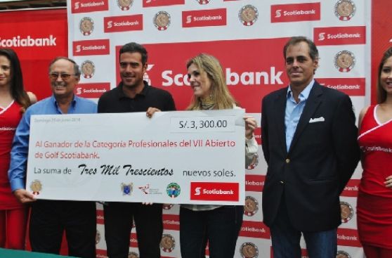 Sebastian Salem se llevó el VII Abierto de Golf Scotiabank