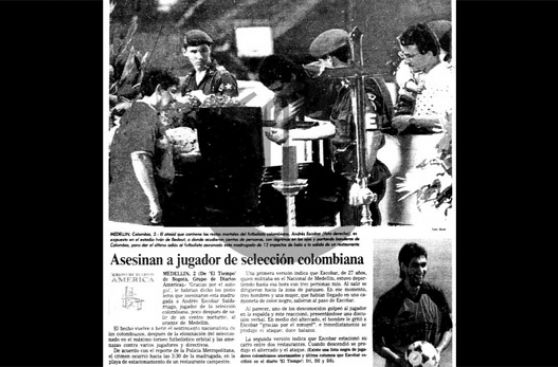 Así ocurrió: En 1994 asesinan a Andrés Escobar por un autogol