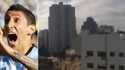 Así se estremeció Buenos Aires con el gol de Ángel Di María