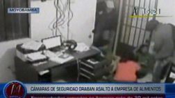 Moyobamba: ladrones robaron S/.70 mil en dos minutos