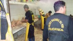 Policía intervino camal clandestino en La Victoria