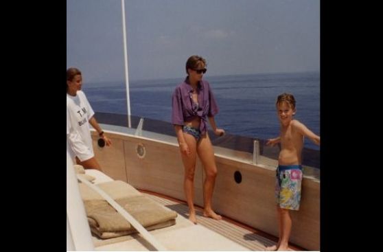 Foto inédita muestra el lado más relajado de la princesa Diana