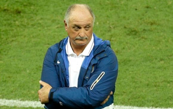 Scolari: "Será difícil que Neymar juegue contra Alemania"