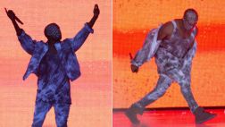 Pifean a Kanye West por dar interminable discurso en pleno show