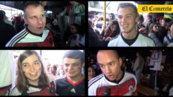Alemanes celebraron así en Lima goleada histórica a Brasil