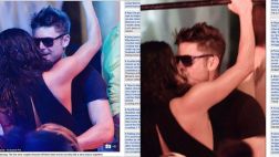 Michelle Rodríguez y Zac Efron, pura pasión en bar italiano