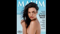 Irina Shayk posa en 'topless' para la revista "Maxim"