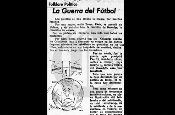Así ocurrió: En 1969 estalla la 'Guerra del Fútbol'