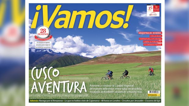 Cusco de aventura con la nueva edición de tu revista ¡Vamos!