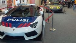 Lamborghini Aventador y Gallardo de la Policia de Indonesia